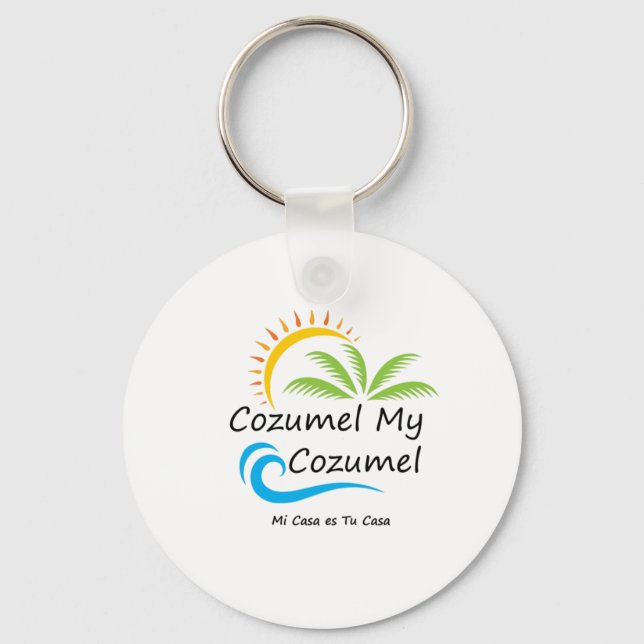 Porte-clés Porte - clé du bouton Cozumel (Recto)