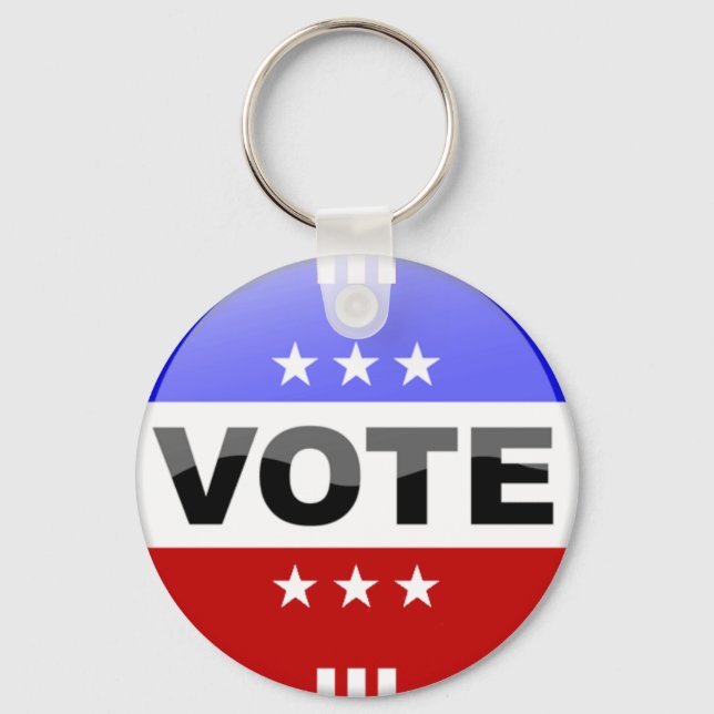 Porte-clés Porte - clé du bouton de vote (Recto)