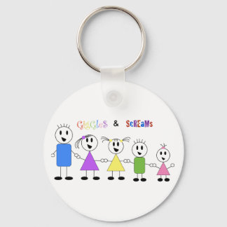 Porte-clés Porte - clé du bouton Giggles & Screams