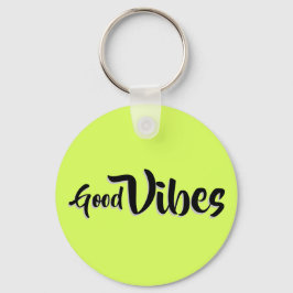 Porte-clés Porte - clé du bouton Good Vibes