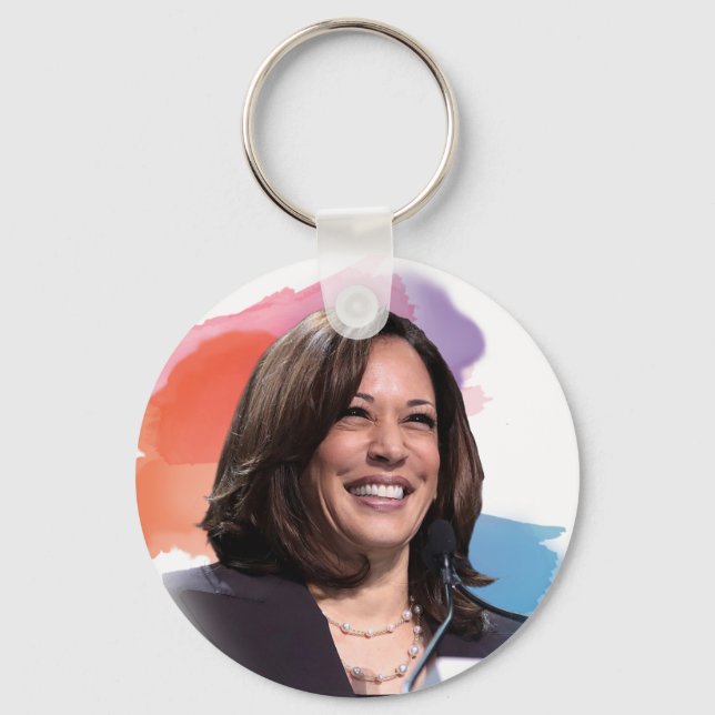 Porte-clés Porte - clé du bouton Kamala Harris (Recto)
