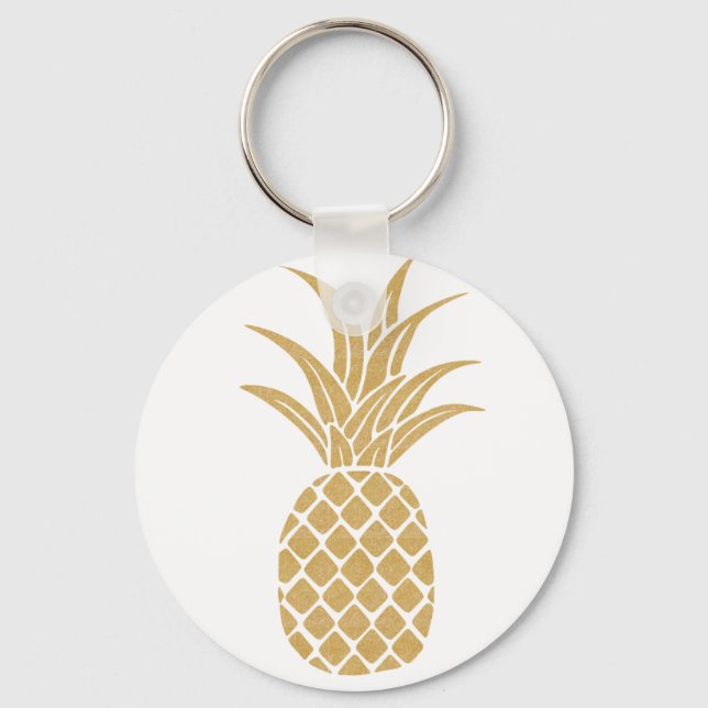 Porte-clés Porte - clé du bouton Regal Gold Pineappy (Recto)
