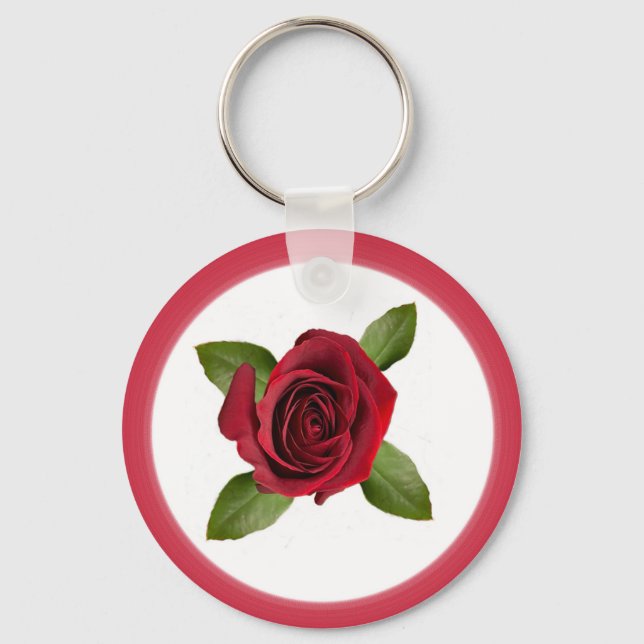 Porte-clés Porte - clé du bouton rose (Recto)