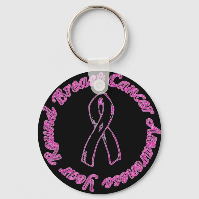 Porte-clés Porte - clé du cancer du sein (Recto)