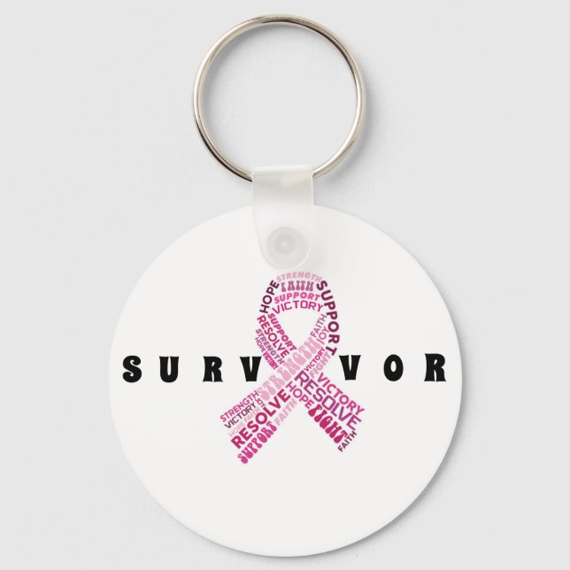 Porte-clés Porte - clé du cancer du sein (Recto)