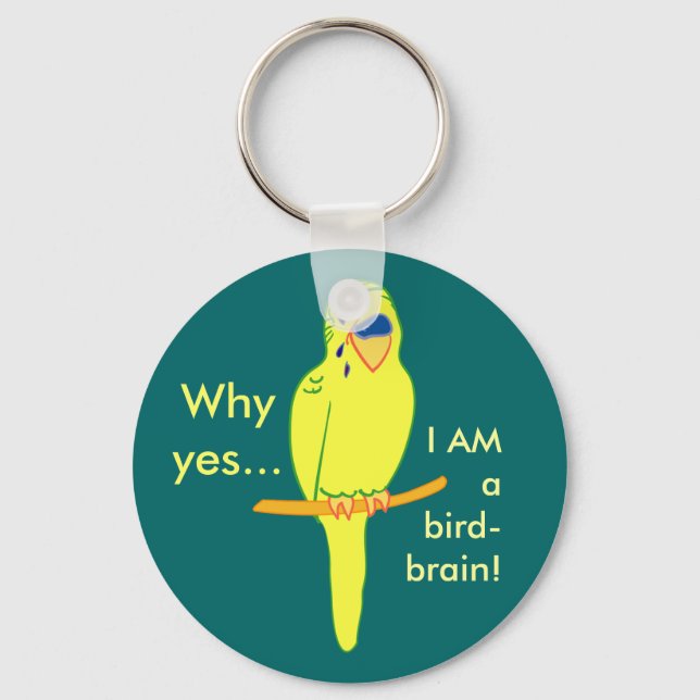 Porte-clés Porte - clé du cerveau d'oiseaux (Recto)