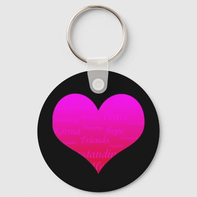 Porte-clés Porte - clé du coeur de l'espoir (Recto)