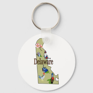 Porte-clés Porte - clé du Delaware