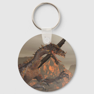 Porte-clés Porte - clé du dragon d'incendie