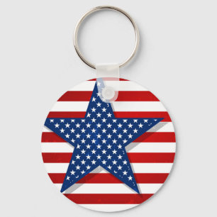 Porte-clés PORTE - CLÉ du drapeau américain