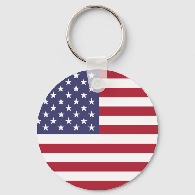 Porte-clés Porte - clé du drapeau américain (Recto)