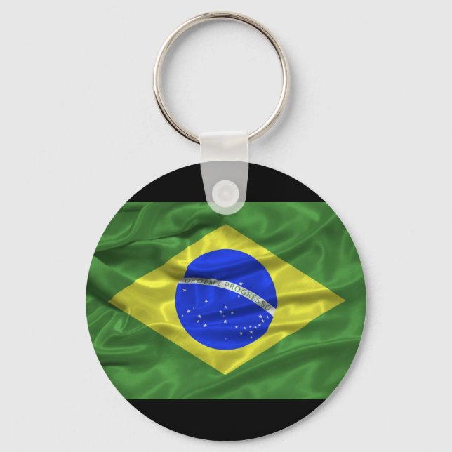 Porte-clés Porte - clé du drapeau brésilien (Recto)