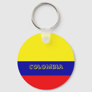 Porte-clés Porte - clé du drapeau colombien couvert