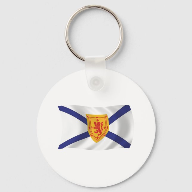 Porte-clés Porte - clé du drapeau de la Nouvelle-Écosse (Recto)