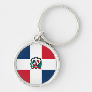 Porte-clés Porte - clé du drapeau de la République dominica