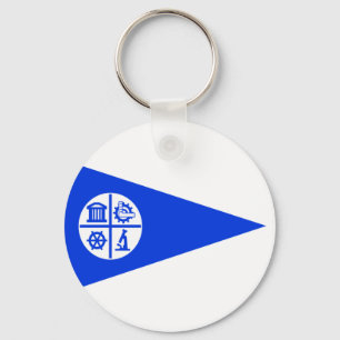 Porte-clés Porte - clé du drapeau de la ville de Minneapolis