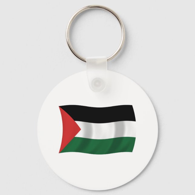 Porte-clés Porte - clé du drapeau de l'Autorité palestinienne (Recto)