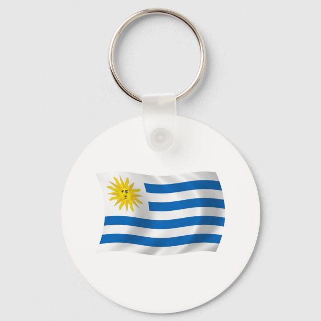 Porte-clés Porte - clé du drapeau de l'Uruguay (Recto)