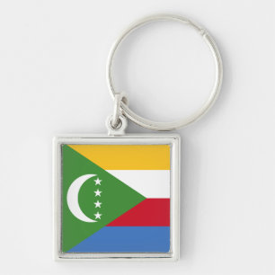 Porte-clés Porte - clé du drapeau des Comores