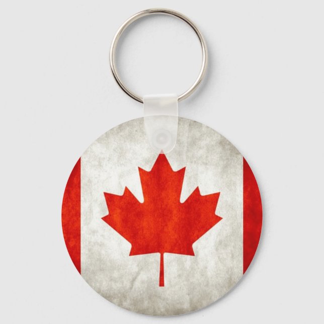 Porte-clés Porte - clé du drapeau du Canada (Recto)