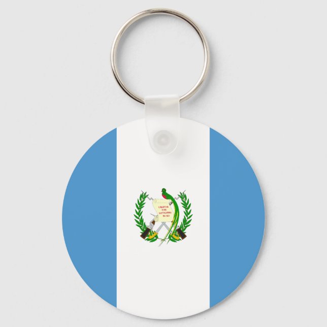 Porte-clés Porte - clé du drapeau du Guatemala (Recto)