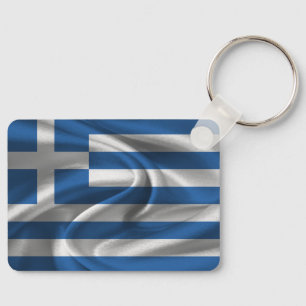 Porte-clés Porte - clé du drapeau grec