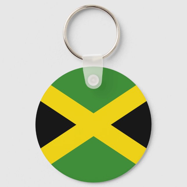 Porte-clés Porte - clé du drapeau jamaïcain (Recto)