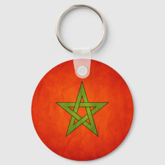 Porte-clés Porte - clé du Drapeau marocain