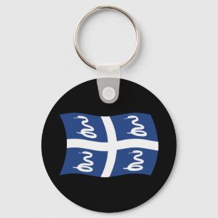 Porte-clés Porte - clé du drapeau martiniquais