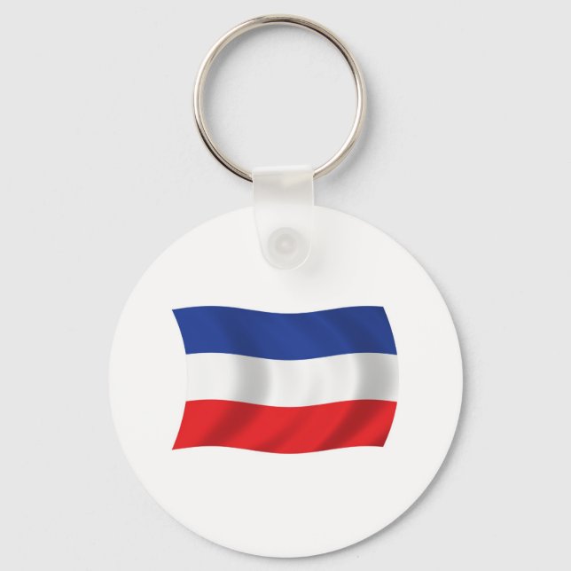 Porte-clés Porte - clé du drapeau yougoslave (Recto)