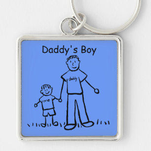Porte-clés Porte - clé du garçon de papa (Personnaliser)