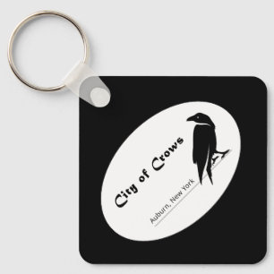 Porte-clés Porte - clé du logo de la ville des corbeaux