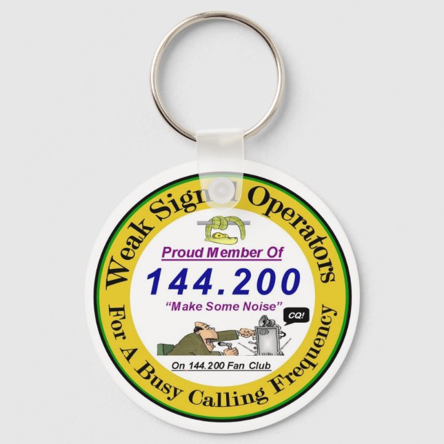 Porte-clés Porte - clé du logo de signal faible (Recto)