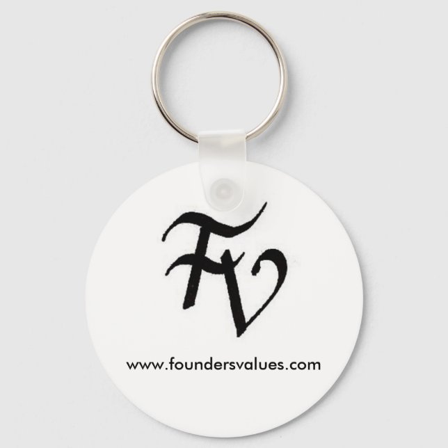 Porte-clés Porte - clé du logo des fondateurs (Recto)