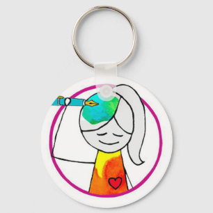 Porte-clés Porte - clé du logo HWJ