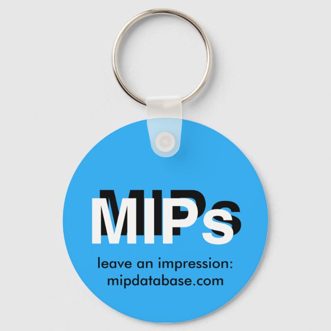 Porte-clés porte - clé du logo mips (Recto)