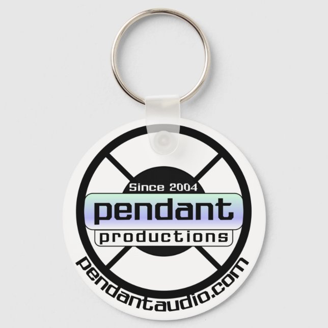 Porte-clés porte - clé du logo pendentif (Recto)