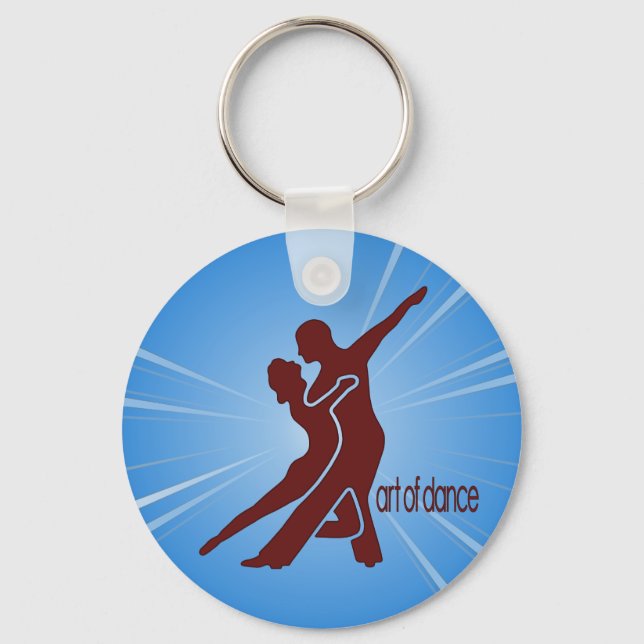 Porte-clés Porte - clé du logo rouge foncé (Recto)