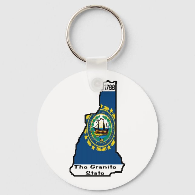 Porte-clés Porte - clé du New Hampshire (Recto)