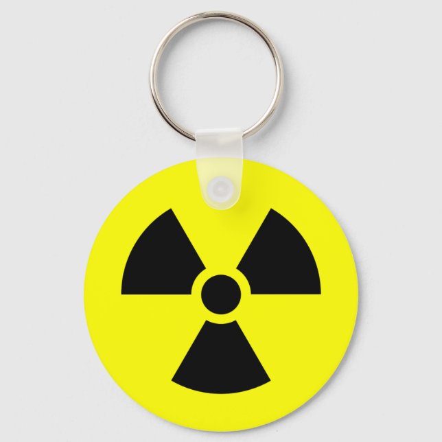 Porte-clés Porte - clé du panneau de radiation (Recto)