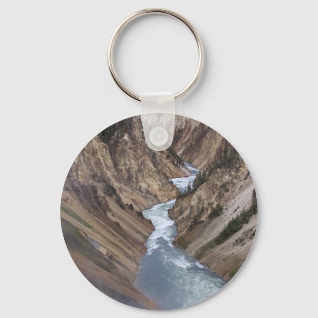 Porte-clés Porte - clé du parc national Yellowstone (Recto)