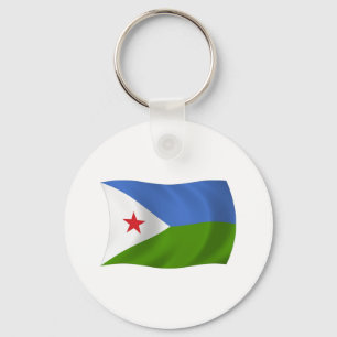 Porte-clés Porte - clé du pavillon de Djibouti