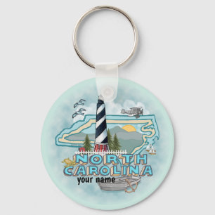Porte-clés Porte - clé du phare de Caroline du Nord