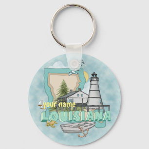 Porte-clés Porte - clé du phare de Louisiane