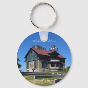 Porte-clés Porte - clé du phare de Michigan City