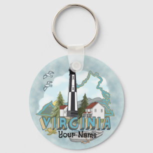 Porte-clés Porte - clé du phare de Virginie