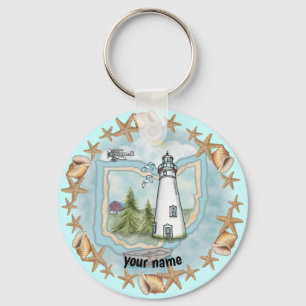 Porte-clés Porte - clé du phare Ohio Shells