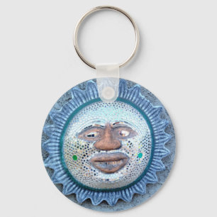 Porte-clés porte - clé du soleil souriant