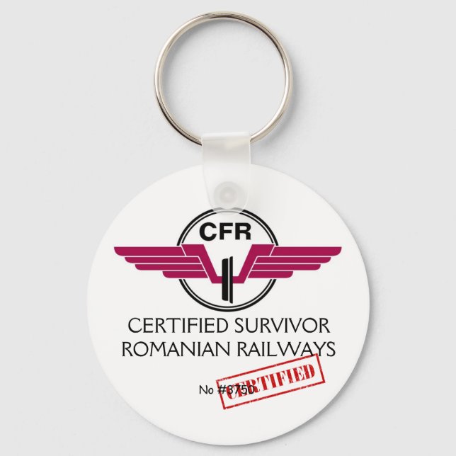 Porte-clés PORTE - CLÉ du survivant CFR (Recto)