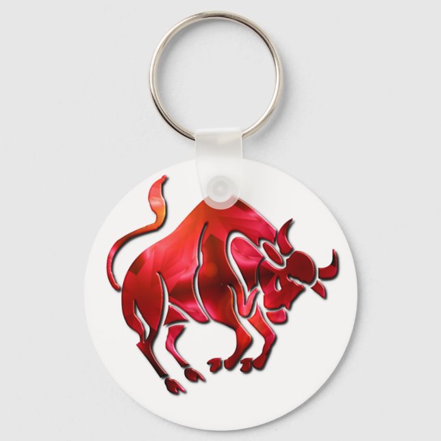 Porte-clés Porte - clé du symbole Taurus (Recto)
